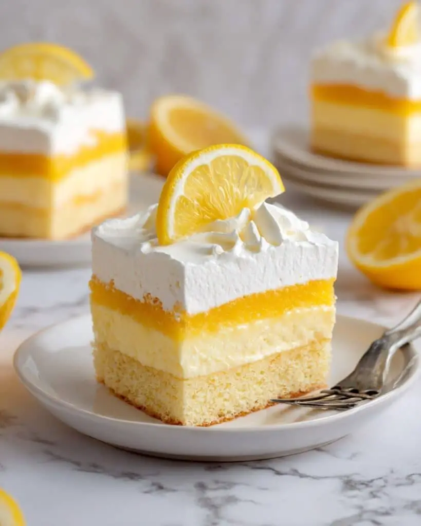 Lemon Pudding Poke Cake Recipe
