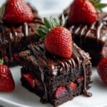 Chocolate Covered Strawberry Brownies Recipe