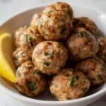Easy Baked Chicken Meatballs Recipe