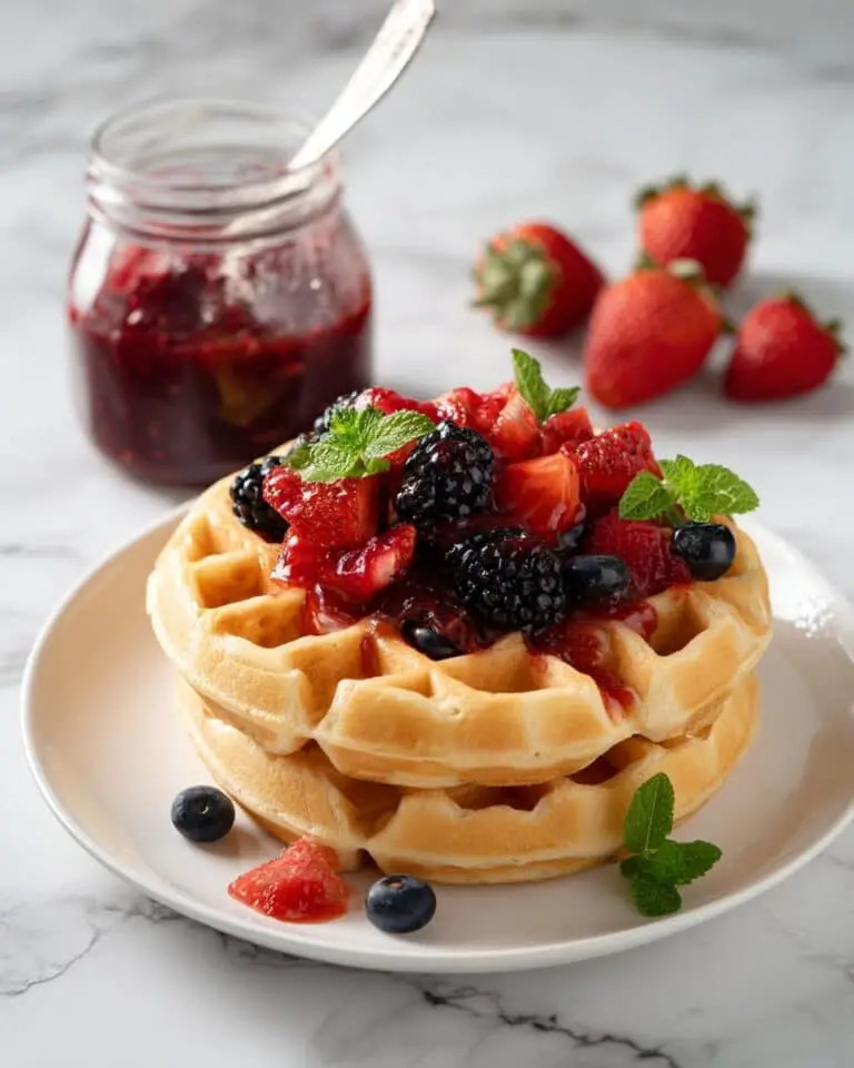 Homemade Buttermilk Waffles Recipe