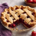 Sweet and Tart Strawberry Rhubarb Pie Recipe