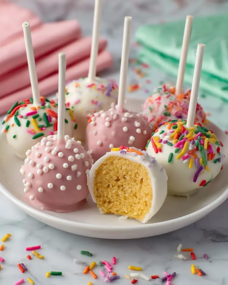 Homemade Cake Pops Recipe