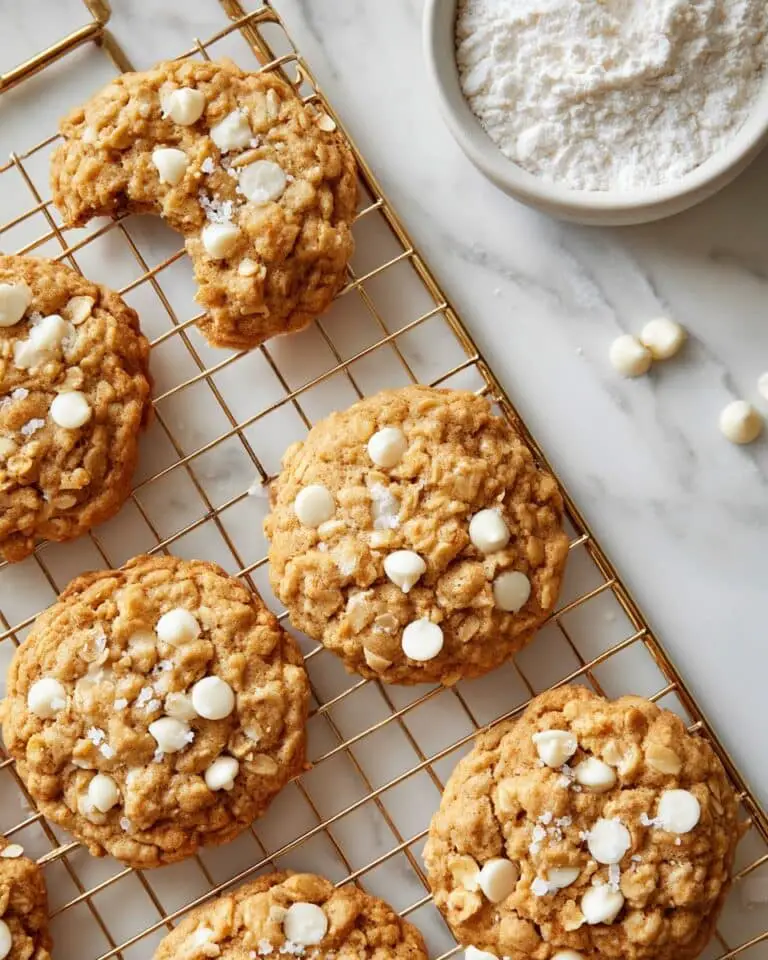 Biscoff White Chocolate Oatmeal Cookies Recipe