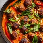 Creamy Peanut Chicken Meatballs Recipe