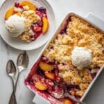 Peach Blueberry Cobbler Recipe