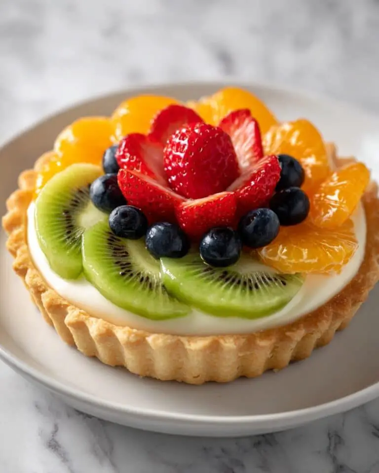Fresh Fruit Tart with Vanilla Mascarpone Cream Recipe