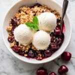 Homemade Cherry Crisp Recipe
