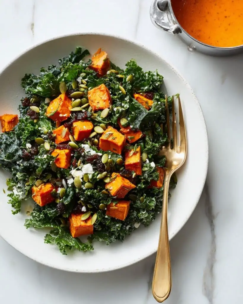 Autumn Chopped Salad with Salted Maple Vinaigrette Recipe
