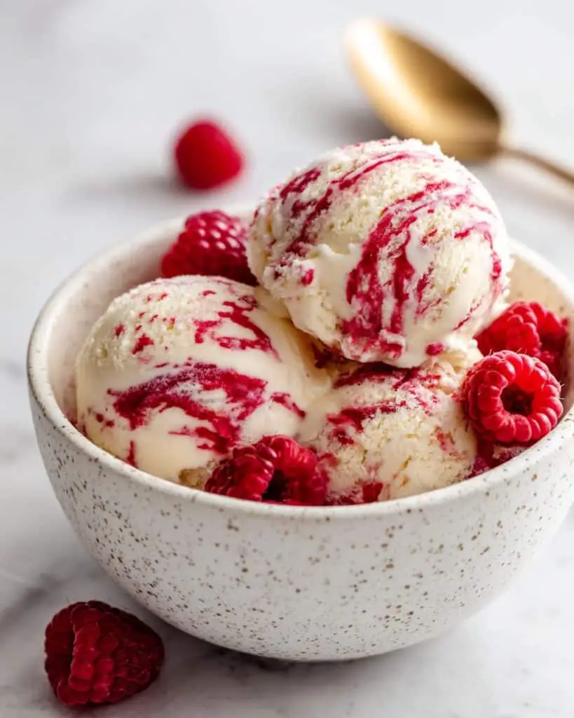 Raspberry Ripple Ice Cream Recipe