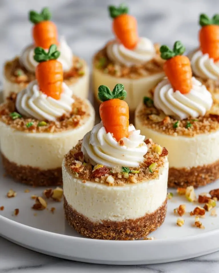 Mini Carrot Cheesecakes Recipe