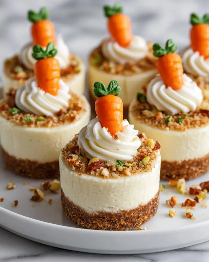 Mini Carrot Cheesecakes Recipe