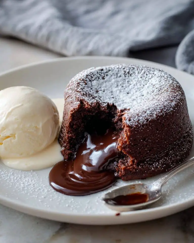 Air Fryer Chocolate Lava Cakes Recipe