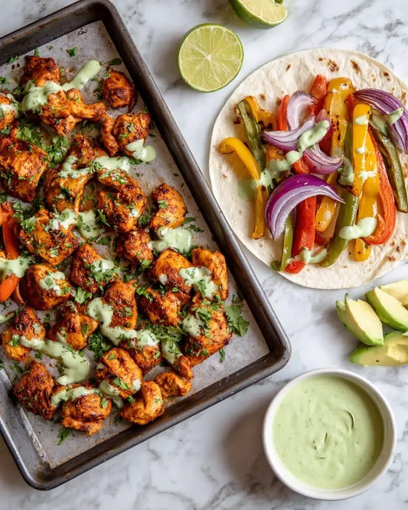 12-Minute Baked Salmon Fajitas Recipe