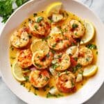 Camarones al Ajo con Salsa de Limón y Mantequilla Recipe