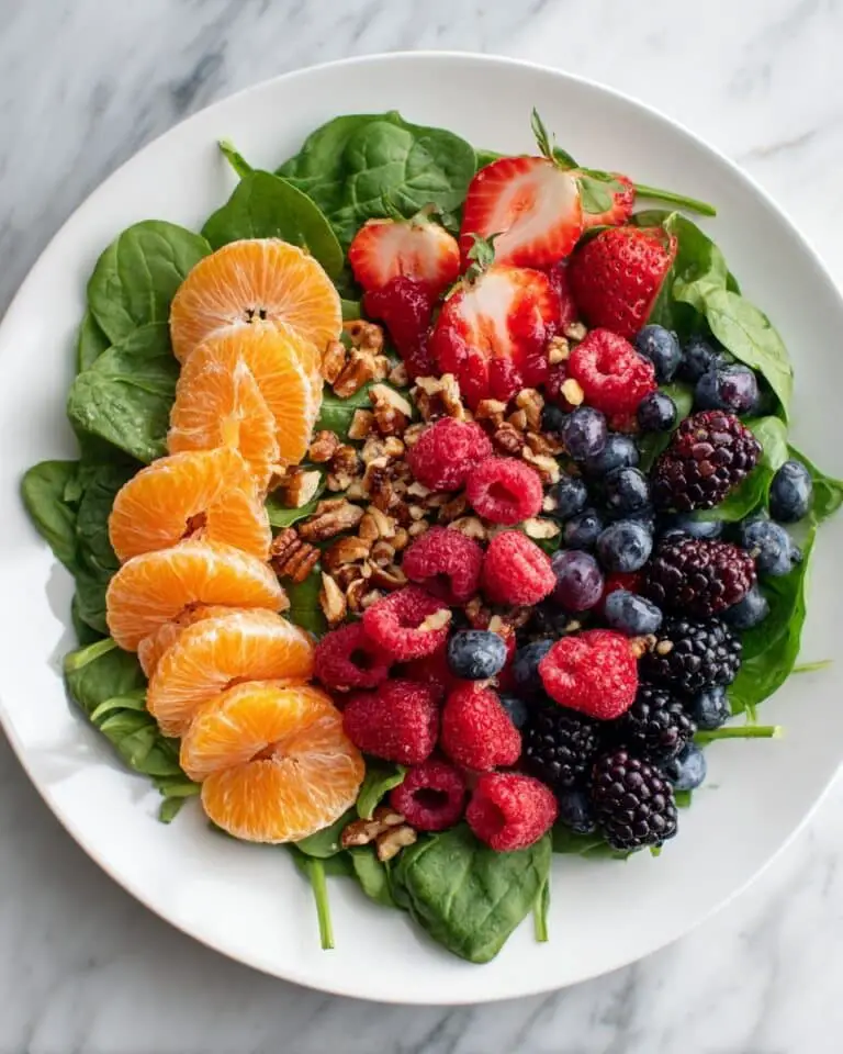 Citrus Berry Spinach Salad Recipe