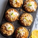 Lemon Orange Honey Muffins with Thyme Crumble Recipe
