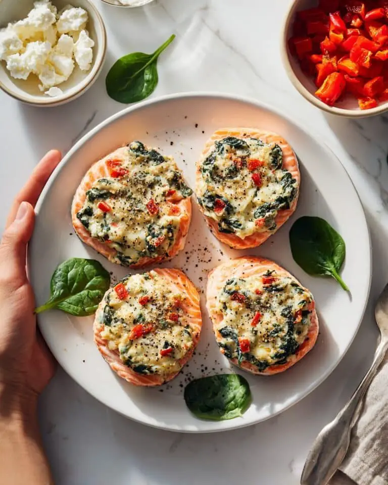 Stuffed Salmon with Spinach and Feta Recipe
