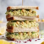 Creamy Smashed Avocado and Chickpea Salad Recipe