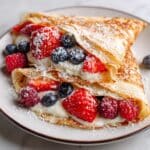 Protein Crepes with Fresh Berries Recipe