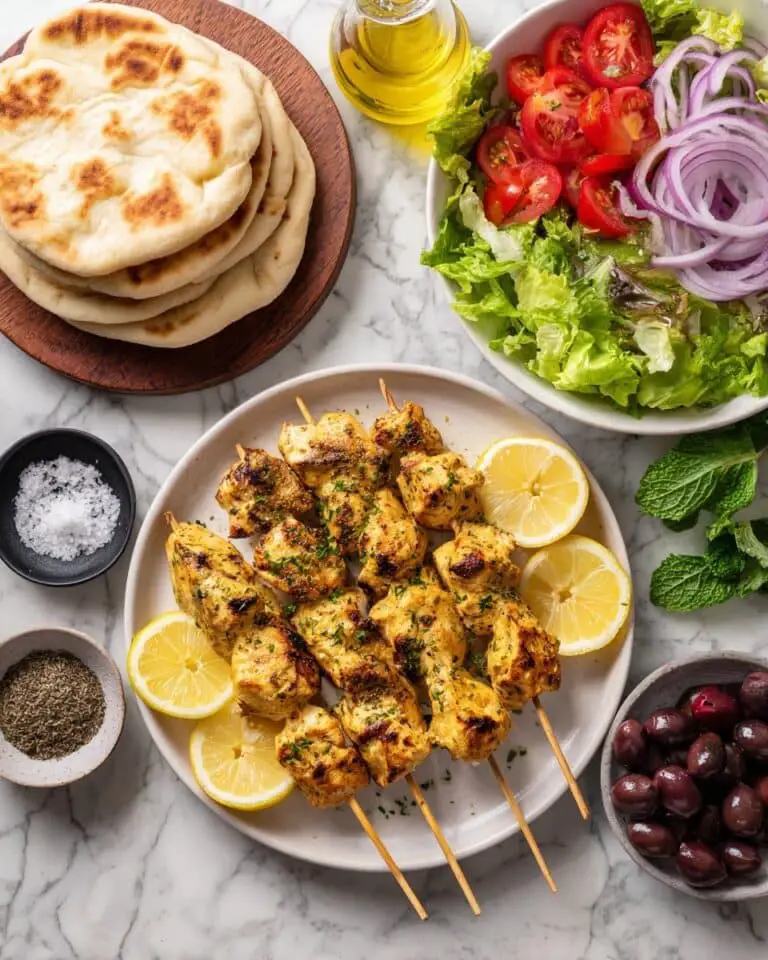 Delicious Air Fryer Greek Chicken Kebabs Recipe