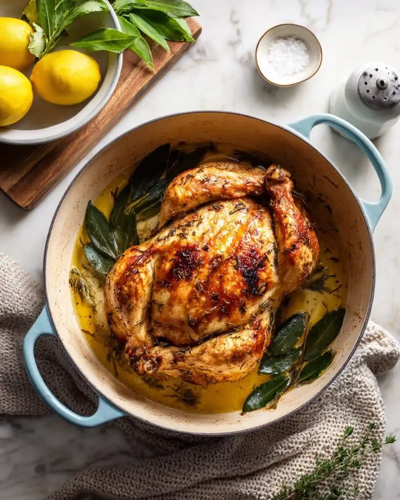 Herb Butter Roasted Spatchcock Chicken Recipe