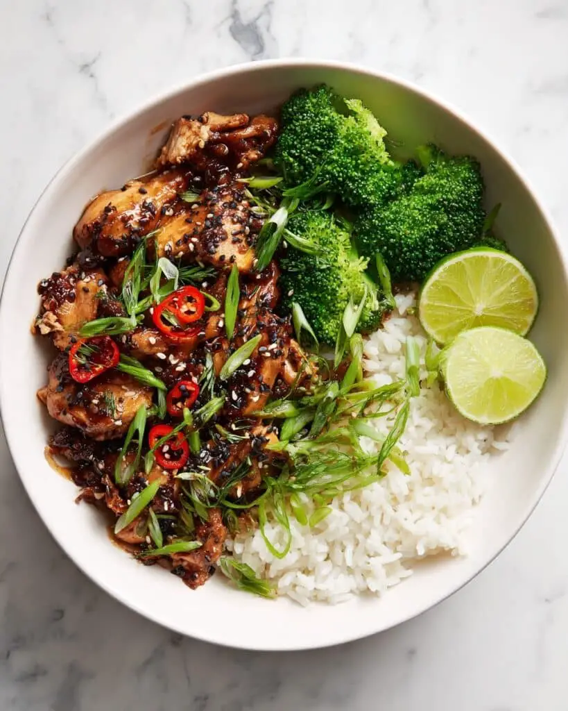 Honey Lime Chicken Rice Bowls Recipe