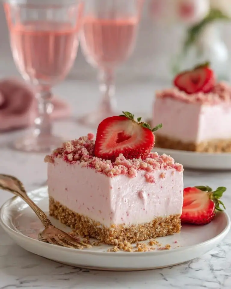 Strawberry Crunch Cheesecake That Steals the Show Recipe