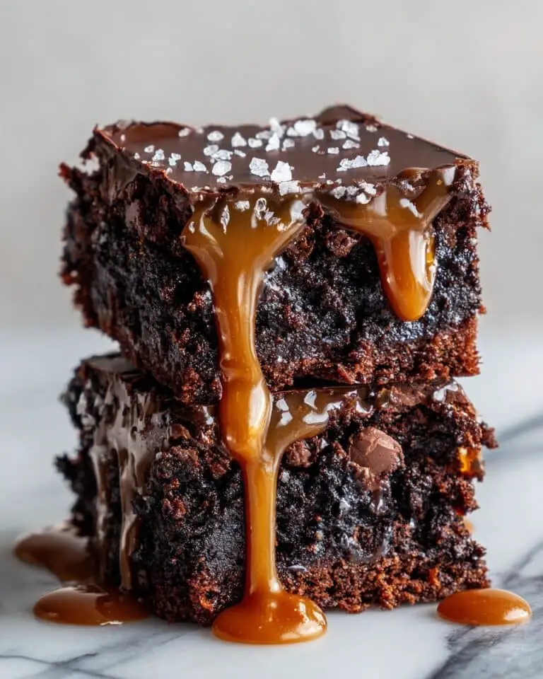 Coffee Caramel Swirl Brownies Recipe