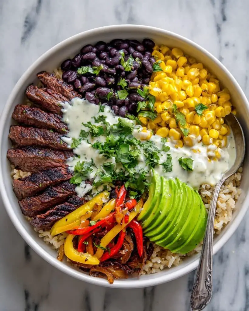 Steak Fajita Power Bowls Recipe