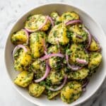 Viral Green Crispy Potato Salad Recipe