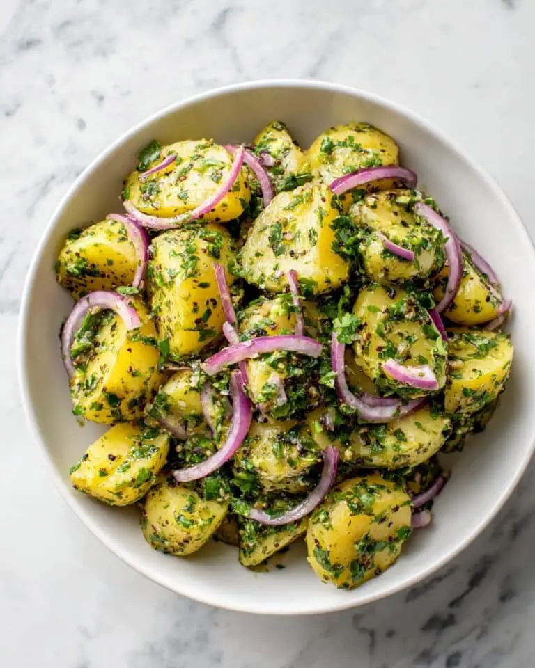 Viral Green Crispy Potato Salad Recipe