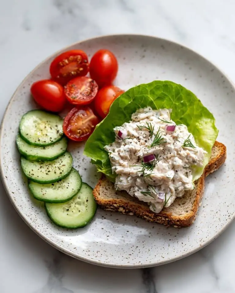 Healthy Tuna Salad with Hummus Recipe