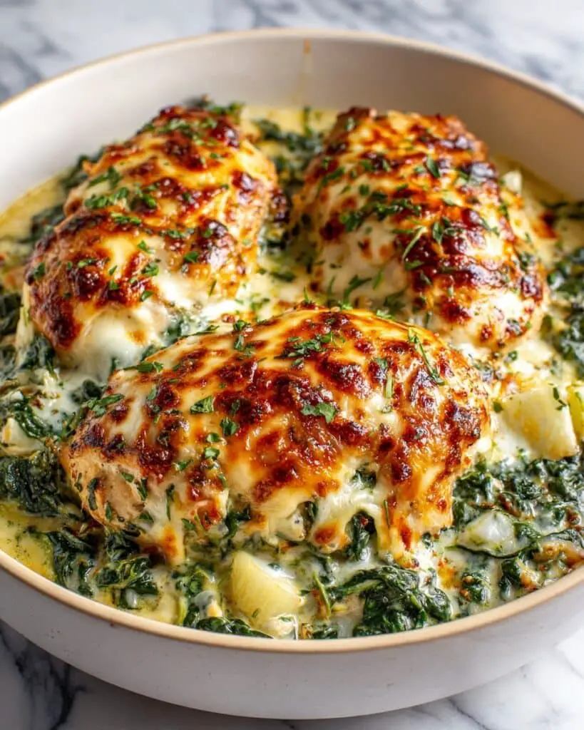Spinach Artichoke Chicken Bake Recipe