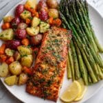 Lemon Herb Salmon Sheet Pan Recipe