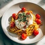 Roasted Tomato Burrata Pasta Recipe