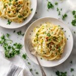 Vegan Alfredo Sauce with Fettuccine Recipe