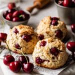 Cranberry Orange Cream Scones Recipe