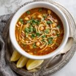 Moroccan Harira Soup with Lamb Recipe