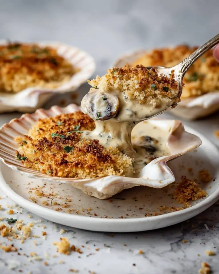 Creamy Scallop Gratins (Coquilles Saint-Jacques) Recipe