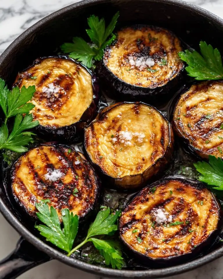 Almost No-Oil Pan-Fried Eggplant Recipe