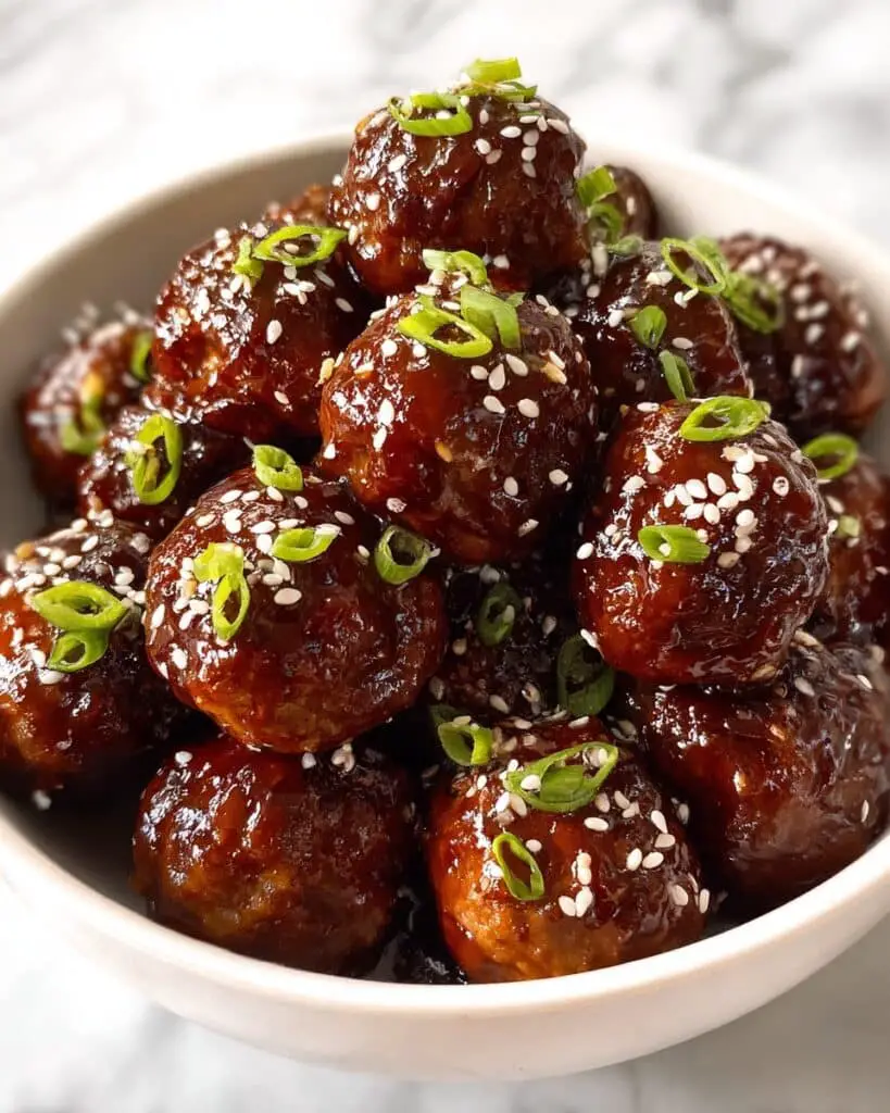Asian Meatballs Crockpot Recipe