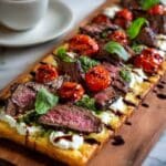 Ultimate Steak Caprese Flatbread Recipe