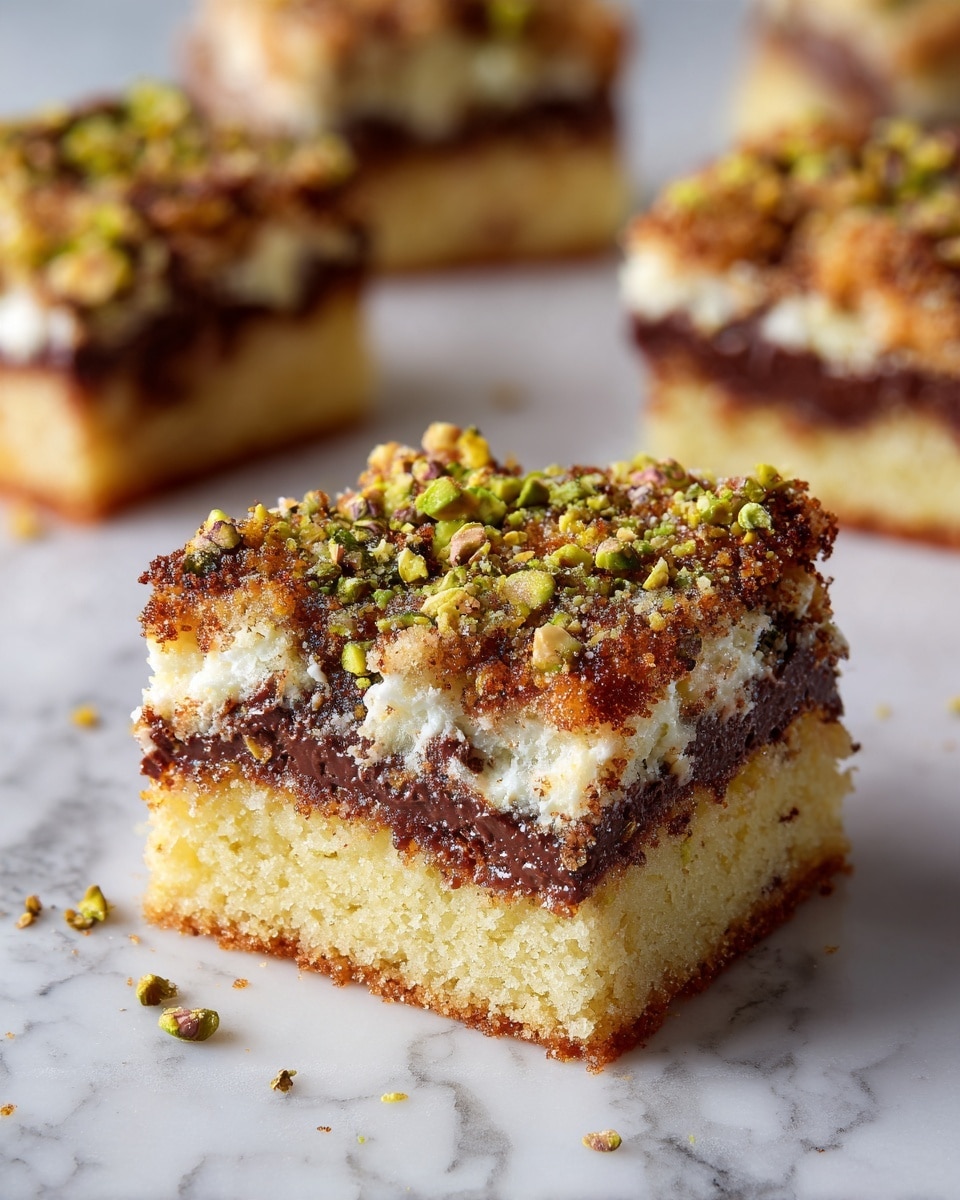 Easy Pistachio Blondies with Brown Butter Recipe