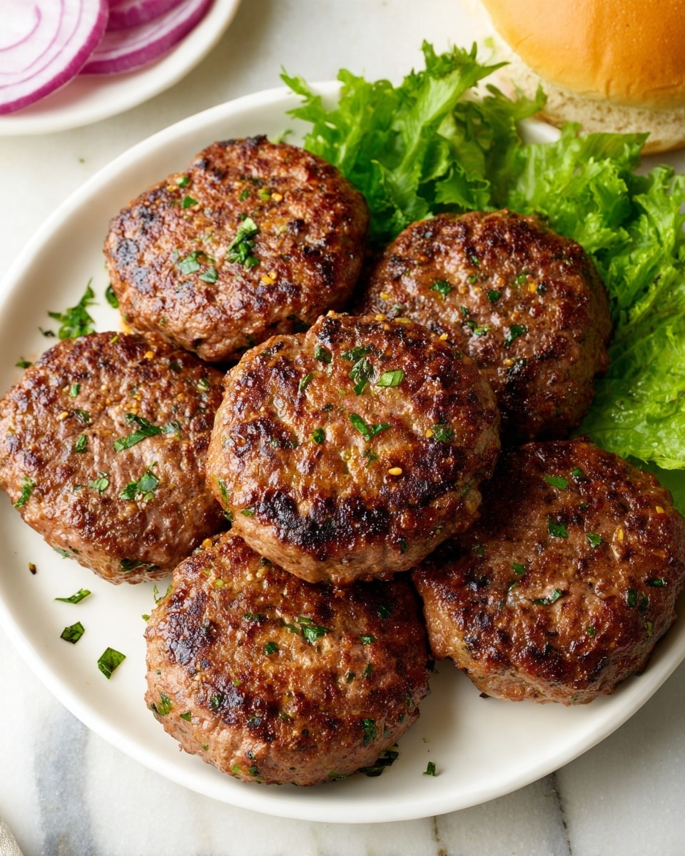 Juicy Grilled Beef Burgers Recipe