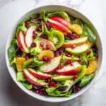 Spinach and Fruit Salad with Maple-Lime Dressing Recipe