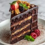 Chocolate Caramel Toffee Crunch Cake Recipe