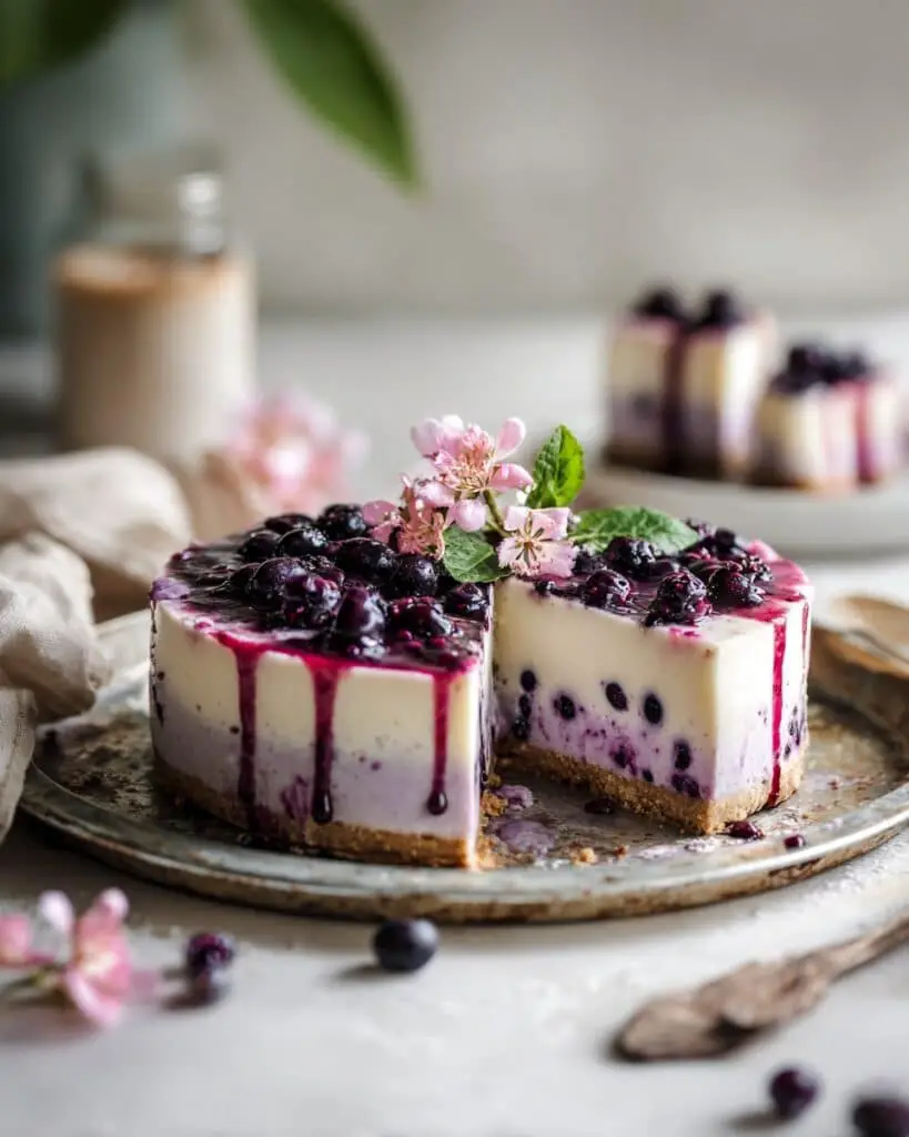 Blueberry Muffin Ice Cream Cake Recipe