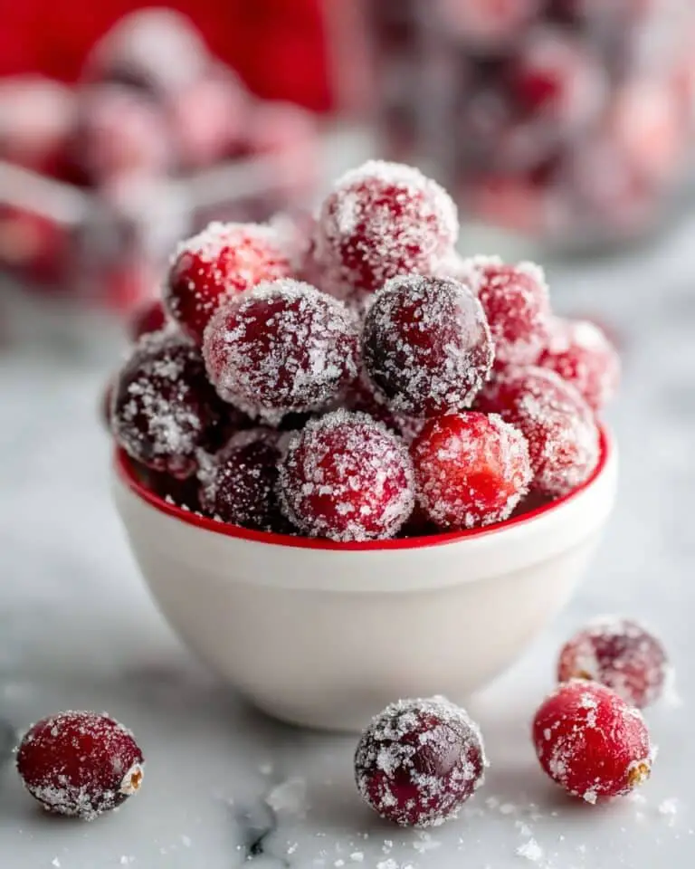 Sugared Cranberries (Easy Recipe) Recipe