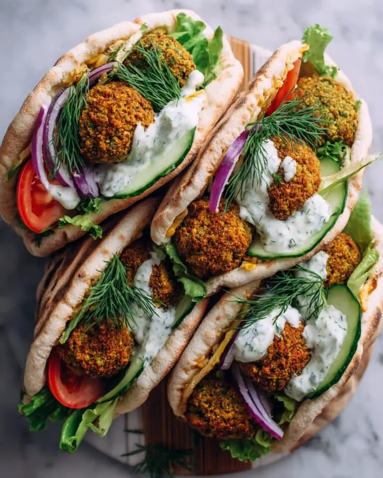 Crispy Falafel Sandwiches Recipe