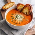 Roasted Red Pepper Tomato Soup Recipe